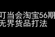 叮当会淘宝56期：无界货品打法-淘宝开店教程-蜗牛学社