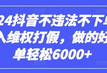 抖音不违法不下单0投入维Q打J,做的好一单轻松6000+【仅揭秘】-蜗牛学社
