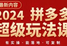 拼多多超级玩法课，​让你的直通车扭亏为盈，降低你的推广成本-蜗牛学社