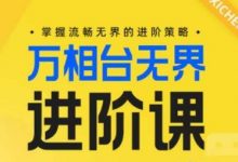 电商万相台无界进阶课，掌握流畅无界的进阶策略-蜗牛学社