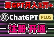 互联网新热潮GPT-4o+白嫖GPT4.0.靠代充GPT日入200+，全是实操，小白也能上手-蜗牛学社