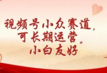 视频号小众赛道，可长期运营，小白友好-蜗牛学社