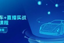 二手车+直播实战运营课程：直播推荐/短视频推荐/千川投放/直播全流程-蜗牛学社