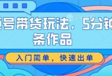 视频号带货玩法，5分钟一条作品，入门简单，快速出单-蜗牛学社
