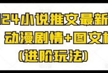 小说推文最新玩法，动漫剧情+图文标记(进阶玩法)-蜗牛学社