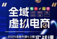 全域虚拟电商4.0 实战为主，理论为辅，5大「黄金赚钱虚拟赛道」，颠覆式的创新玩法交付-蜗牛学社