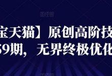 【淘宝天猫】原创高阶技术第59期，无界终极优化-蜗牛学社