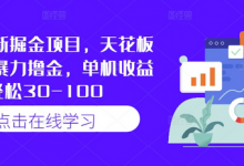 快手最新掘金项目，天花板玩法，暴力撸金，单机收益轻松30-100-蜗牛学社