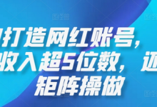 AI打造网红账号，一周收入超5位数，还能矩阵操做-蜗牛学社