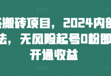 头条搬砖项目，内部新玩法，无风险起号0粉即可开通收益-蜗牛学社