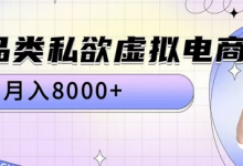 全品类私欲虚拟电商，月入8000+-蜗牛学社