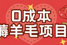 0成本,薅羊毛玩法一分钱不花一部手机即可操作单机1个小时30+-蜗牛学社