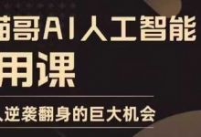 AI人工智能实用课，实在实用实战，普通人逆袭翻身的巨大机会-蜗牛学社