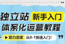 独立站新手入门体系化运营教程，助力独立站卖家从0-1快速入门!-蜗牛学社