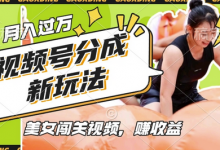 视频号新玩法，利用美女闯关视频挣收益，轻松月入过W，操作简单，适合宝妈，上班族-蜗牛学社