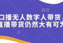 快手口播无人数字人带货，快手直播带货仍然大有可为!-蜗牛学社