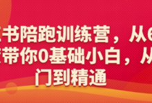 小红书陪跑训练营，从6大维度带你0基础小白，从入门到精通-蜗牛学社
