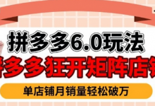 拼多多虚拟商品暴利6.0玩法，轻松实现月入过W-蜗牛学社