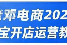 2025淘宝开店运营教程直通车，直通车，万相无界，网店注册经营推广培训视频课程-蜗牛学社