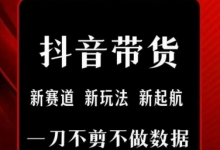 抖音短视频一刀不剪带货，不剪辑，不直播，每天发个视频，等着出单获取带货佣金-蜗牛学社