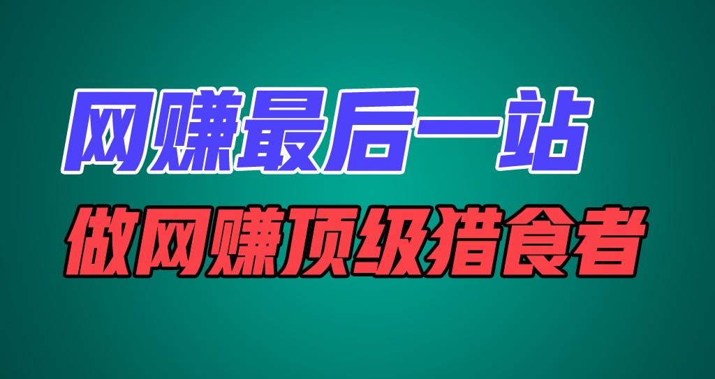 网赚最后一站，卖项目，做网赚顶级猎食者-冒泡网