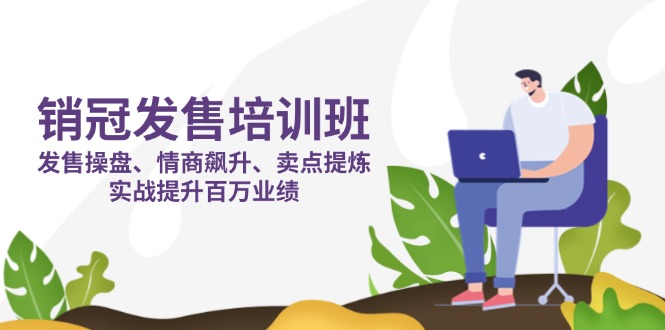 销冠 发售培训班:发售 操盘+情商 飙升+卖点 提炼,实战提升百万业绩-冒泡网