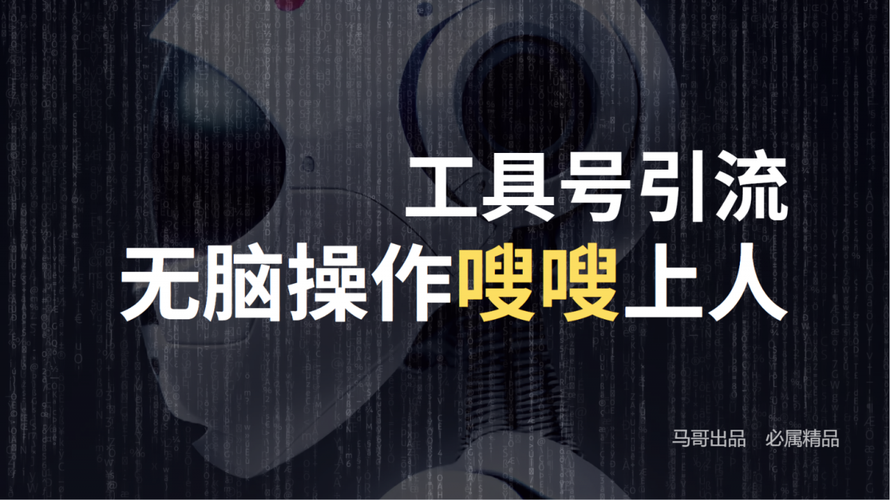 工具号高效引流法,嗖嗖上人,日引1000+,直接搬运,无脑操作-冒泡网