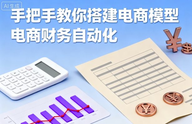 手把手教你搭建电商模型-电商财务自动化-冒泡网
