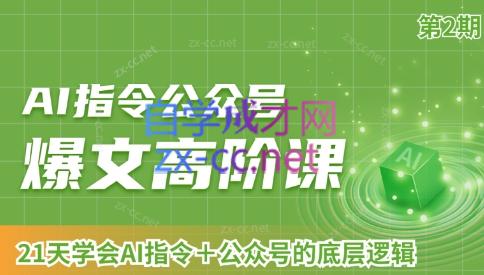 AI破局俱乐部·AI指令公众号高阶课(第2期)-冒泡网