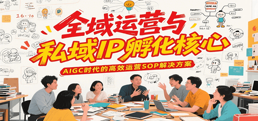 全域运营与私域IP孵化核心,AIGC时代的高效运营SOP解决方案-冒泡网
