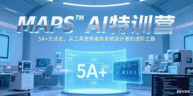 MAPSAI特训营,掌握 5A+方法论,从工具使用者到系统设计者的进阶之路-冒泡网