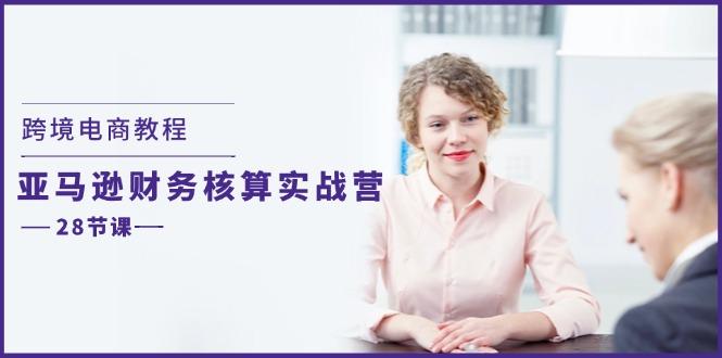 跨境电商教程:亚马逊-财务核算实战营(28节课-冒泡网