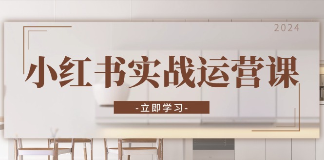 小红书实战运营课:从开通店铺到直播话术,打造爆款笔记与高效直播-冒泡网