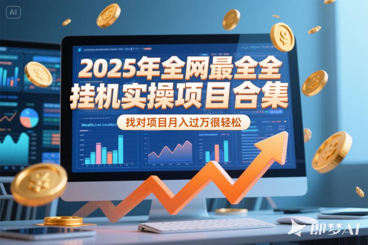 2025年挂机实操项目实操演练,挂机类型,AI直播类型,轻资产创业类型…-冒泡网