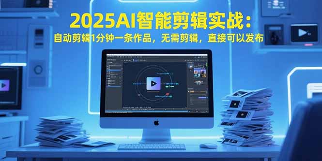2025AI智能剪辑实战:自动剪辑1分钟一条作品,无需剪辑,直接可以发布-冒泡网