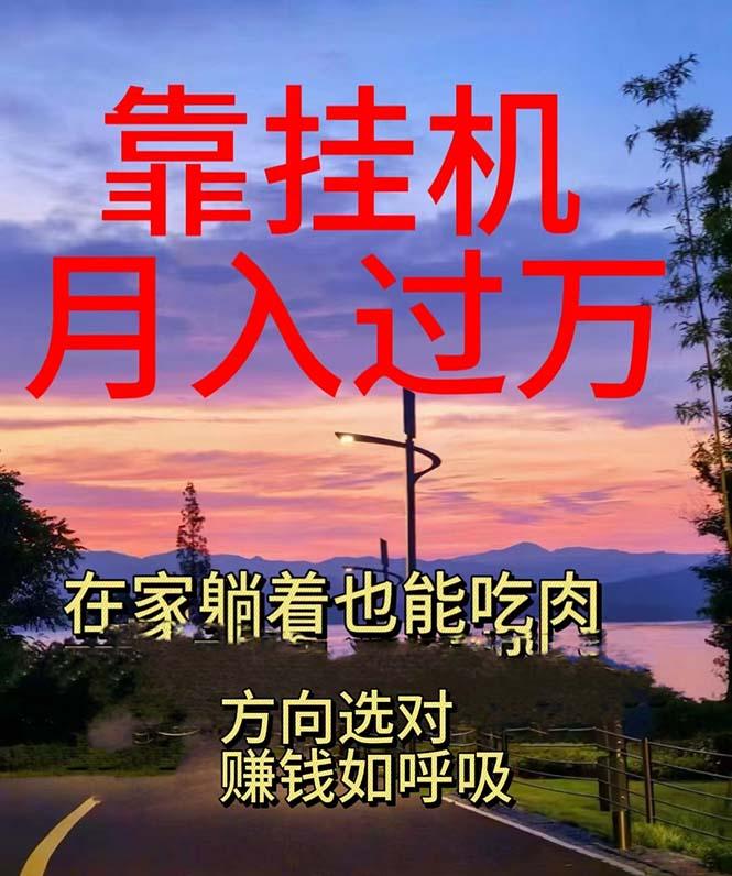 靠挂机,日入1000+,躺着也能吃肉,电脑手机都可挂-冒泡网