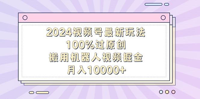 视频号最新玩法,100%过原创,搬用机器人视频掘金,月入10000+-冒泡网