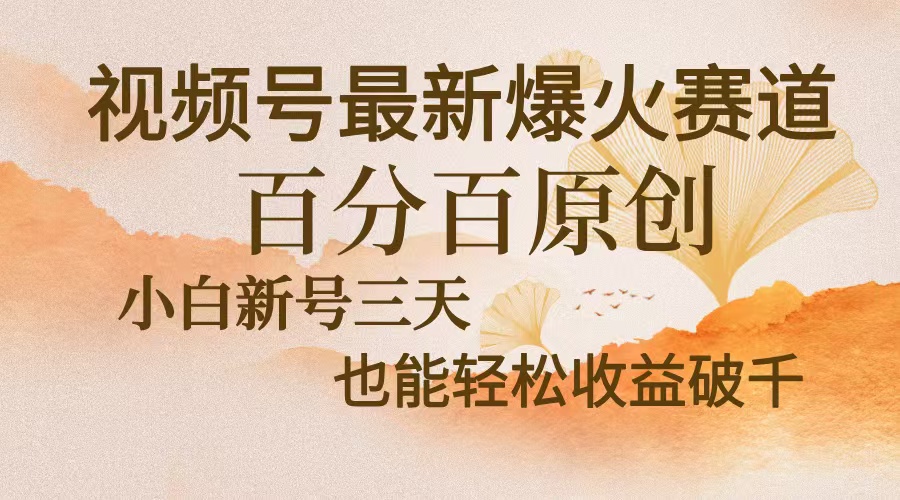 视频号最新爆火赛道,中老年粉深信不疑,百分百原创,新号三天收益轻松…-冒泡网