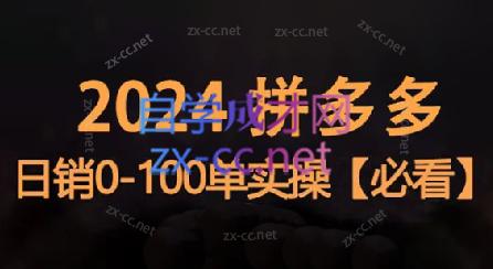 恒哥·拼多多日销0-100单实操-冒泡网