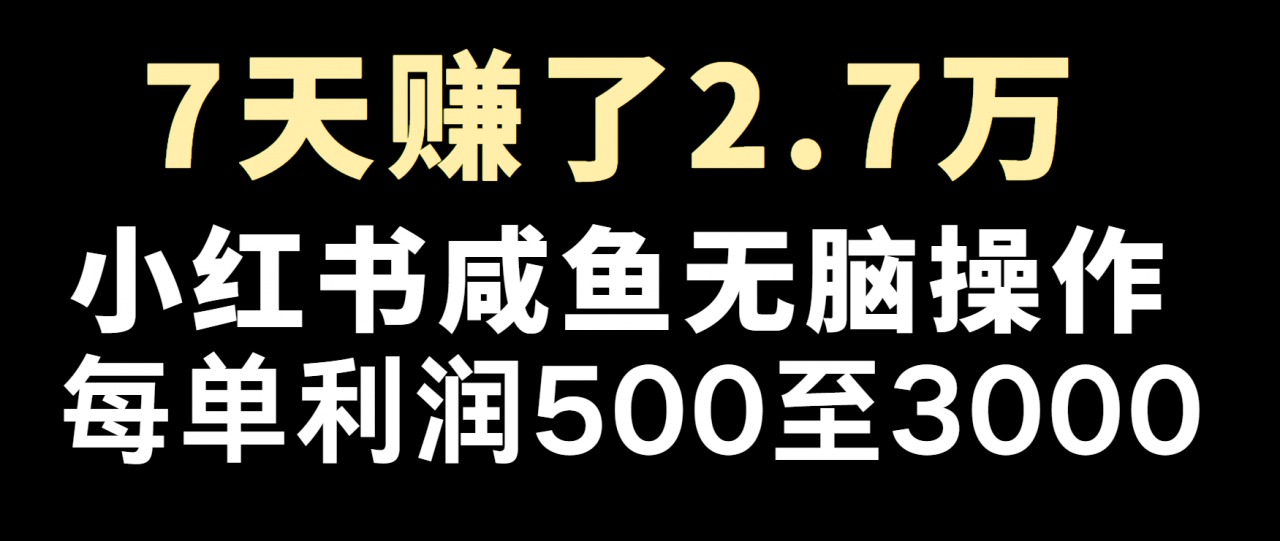 冷门暴利,超级简单的项目0成本玩法,每单在500至4000的利润-冒泡网