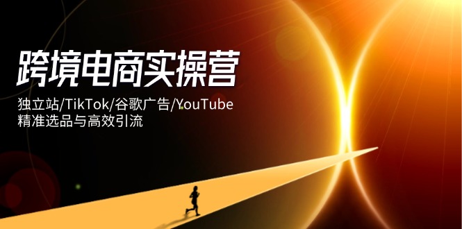 跨境电商实操营：独立站/TikTok/谷歌广告/YouTube，精准选品与高效引流-冒泡网