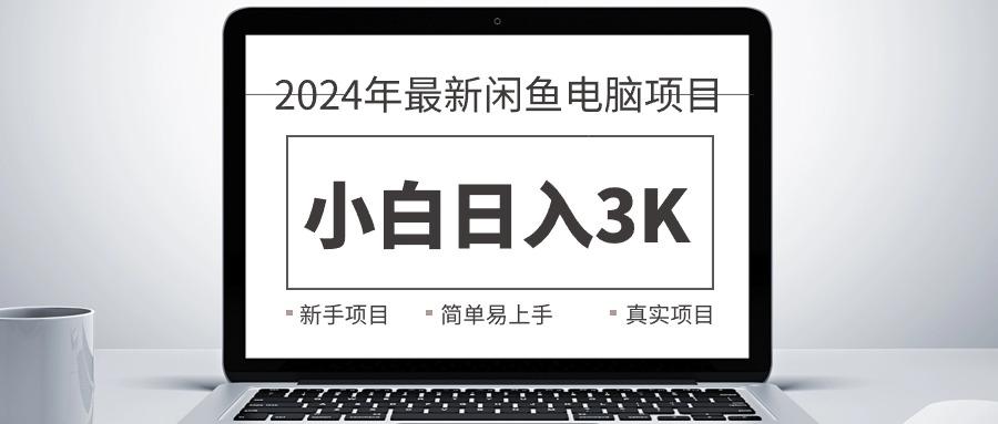 最新闲鱼卖电脑项目,新手小白日入3K+,最真实的项目教学-冒泡网