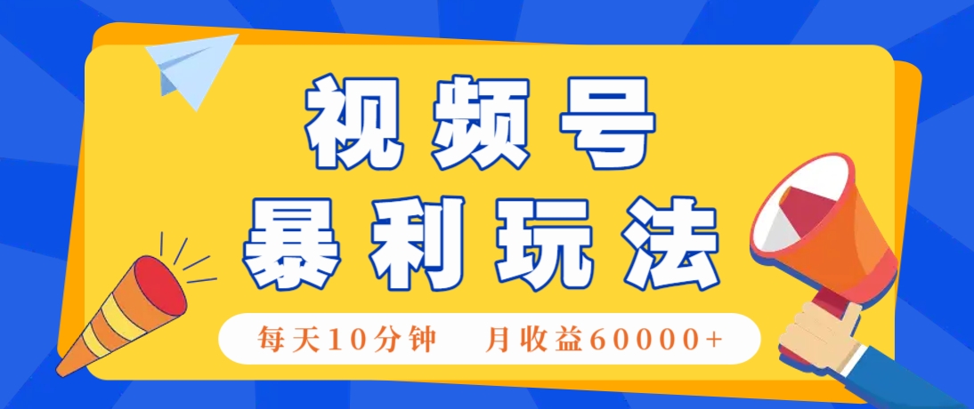 视频号AI赚钱法，每天只需10分钟，月入6万+！(超详细拆解)-冒泡网