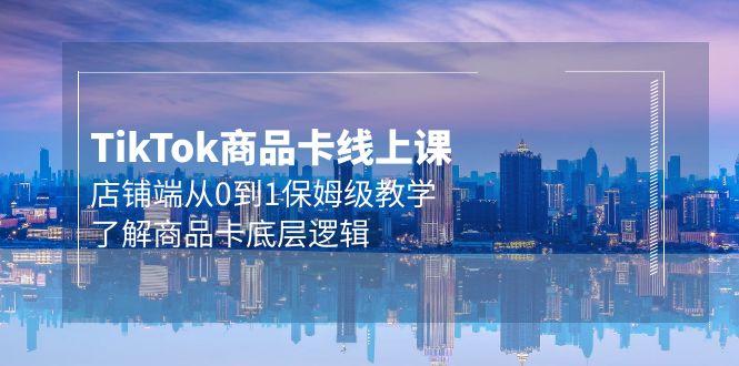 (9843期)Tk商品卡线上课,店铺端从0到1保姆级教学,了解商品卡底层逻辑(20节)-冒泡网