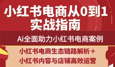天诺老吴·2025小红书电商全链路运营-冒泡网