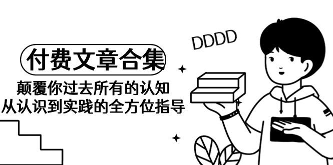 (9646期)《某公众号付费文章合集》颠覆你过去所有的认知 从认识到实践的全方位指导-冒泡网