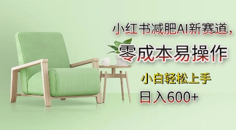 小红书减肥AI新赛道,零成本易操作,日入多张,小白轻松上手【揭秘】-冒泡网