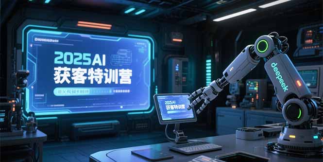 2025AI获客特训营，AI图文视频全制作，deepseek工具实操教学-冒泡网