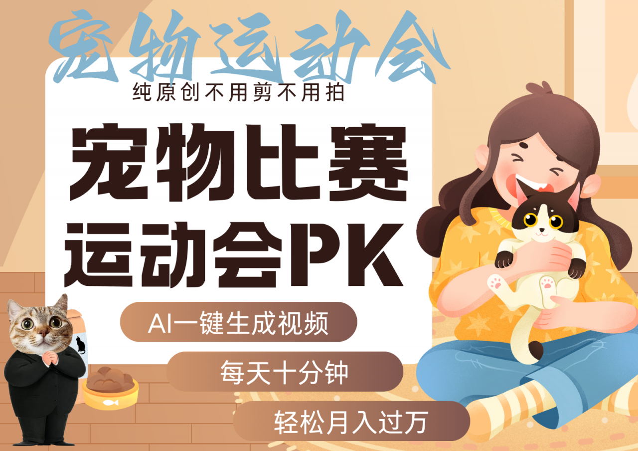 AI萌宠运动员跳水 射击 篮球 足球比赛 每天十分钟 附详细提示词文案库 代替做…-冒泡网