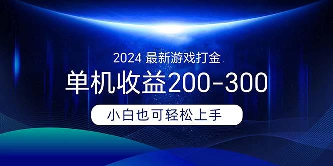 最新游戏打金单机收益200-300-冒泡网